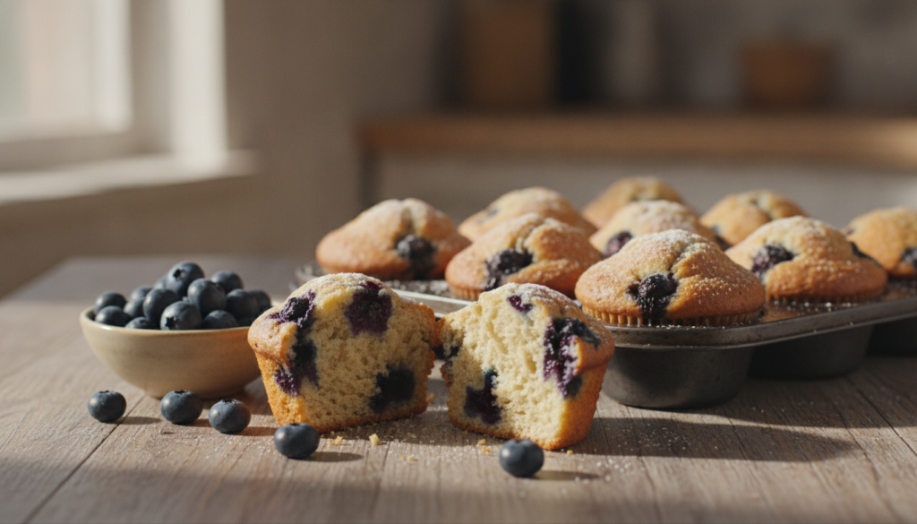 gluten free blueberry muffins